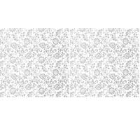 Fablon, Plastica adesiva Heritage 45 cm x 2 m, Argento (Confezione da 2)