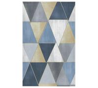 Fabpuro Strofinacci da cucina 45 x 72 cm, morbidi e assorbenti, in microfibra, ad asciugatura rapida, per bagno, decorazione della casa, arte geometrica astratta moderna, confezione da 1