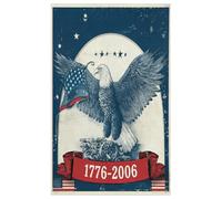 Fabpuro Strofinacci da cucina 45 x 72 cm, morbidi e assorbenti, in microfibra, ad asciugatura rapida, per bagno, decorazione per la casa 1776-2026 250th Patriotic Usa Eagle, confezione da 2