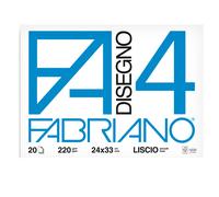 FABRIANO - 05200597 - Album F4 - 24 x 33 cm - 20 fogli - 220 gr - liscio - Fabriano - 34931 - Conf. da 1 Pz. - 05200597