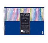 Fabriano 17662129 - Blocco ad Acquerello, in Cotone, 21 x 29,7 x 0,5 cm, Colore: Bianco