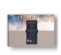 FABRIANO - 19100280 - Blocco Watercolour Torchon - A4 - 12 fogli - 300 gr - spiralato - Fabriano - 82611 - Conf. da 5 Pz. - 19100280