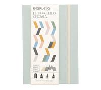 FABRIANO 19100720 - Sketchbook LEPORELLO CROMIA, taccuino per disegno, quaderno per schizzi, versatile per tecniche a pastello, pittura secca e acquarello