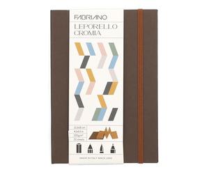 FABRIANO 19100721 - Sketchbook LEPORELLO CROMIA, blocco da disegno, quaderno per schizzi, versatile per tecniche a pastello, pittura a secco e acquerello