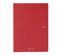 FABRIANO - 19210303 - Maxiquaderno Ecoqua original PM - A4 - 1 rigo - 40 fogli - rosso scuro - 90gr - Fabriano - 94778 - Conf. da 5 Pz. - 19210303