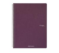 FABRIANO - 19290212 - Maxiquaderno Ecoqua original - A4 - 90 gr - 1 rigo - 70 fogli - vino - spiralato - Fabriano - 94799 - Conf. da 5 Pz. - 19290212