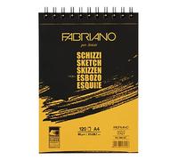 Fabriano 8001348169406 quaderno a spirale A4 per schizzi bianco