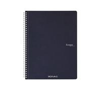 Fabriano 94787 Maxiquaderrno A4, 70 Fg, 90 Gr, 5 Mm, Ecoqua Original Spiralato Blu Scuro