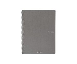 Fabriano 94792 Maxiquaderrno A4, 70 Fg, 90 Gr, 1 Rigo, Ecoqua Original Spiralato Antracite