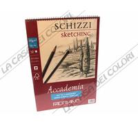 FABRIANO - ACCADEMIA SCHIZZI - A3 - 120 g/mq - ALBUM 50 FOGLI CON SPIRALE