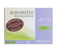 Fabriano Blocco acquerello, carta, extra bianco, 9 x 12