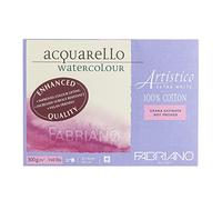 Fabriano Blocco Acquerello, Carta, Extra White, 10x14