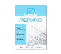 FABRIANO BLOCCO CARTA LUCIDA 82GR. 10 FOGLI (210 * 297)