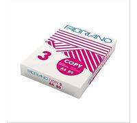 Fabriano Carta per Fotocopie Copy 3, Formato A4, 80 gr, Confezione da 5 risme da 500 Fogli