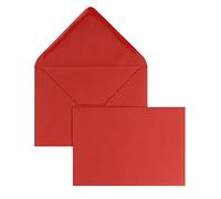 Fabriano Cartoncini Rossi con Busta 100 Pezzi Formato 4 (11 x 8 cm)