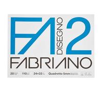 FABRIANO Cf10album F2 Liscio Riquad. 5mm 20f