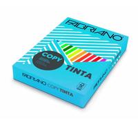 Carta Copy Tinta - A4 - 160 gr - colori forti azzurro - Fabriano - conf. 250 fogli