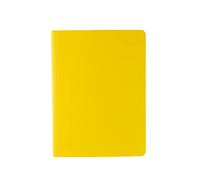 Fabriano Ecoqua Plus - Quaderno a spirale nascosto, 14,7 x 21,1 cm, formato A5, a righe, giallo
