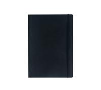 Fabriano Ecoqua Plus - Quaderno con rilegatura in tessuto, 21,3 x 29,7 cm, formato A4, colore: Nero