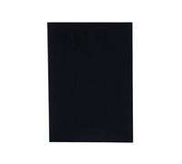 Fabriano Ecoqua Plus - Quaderno rilegato con colla, formato A5, 14,7 x 21,1 cm, colore: Nero