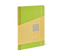 Fabriano Ecoqua Plus - Quaderno rilegato in tessuto, 14,7 x 21,1 cm, bianco, 80 fogli, certificato FSC, senza acidi, senza cloro, 90 g/m², carta bianca Bioprima