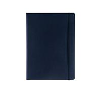 Fabriano Ecoqua Plus - Taccuino a spirale, 21,1 x 29,7 cm, formato A4, a righe, blu navy
