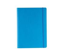 Fabriano Ecoqua Plus - Taccuino a spirale nascosto, 14,7 x 21,1 cm, formato A5, a puntini, colore: Turchese