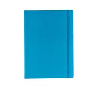 Fabriano Ecoqua Plus - Taccuino a spirale nascosto, 21,1 x 29,7 cm, formato A4, a righe, colore: Turchese