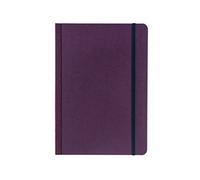 Fabriano Ecoqua Plus - Taccuino rilegato in tessuto, 14,7 x 21,3 cm, formato A5, a puntini, colore: vino