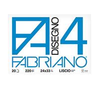 Album F4 - 24x33Cm - 220gr - 20 fogli - liscio - Fabriano