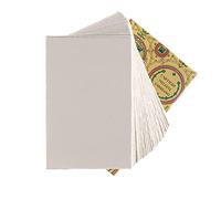 Fabriano Medioevalis 71-63218 - Cartoncini singoli, 100 pezzi, 8,6 x 13,3 cm, colore: bianco