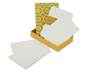 Fabriano Medioevalis - Set di biglietti e buste, 20 pezzi, 11,4 x 17,1 cm