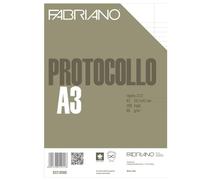 FABRIANO - 02210560 - Foglio protocollo - A4 - 1 rigo c-margine - 60 gr - Fabriano - conf. 200 pezzi - 58725 - Conf. da 1 Pz. - 02210560