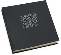Fabriano Quadrato Artist's Journal Carnet, Carta, Nero, 23 x 23 cm