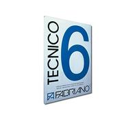 Fabriano Tecnico 6 Blocchi, Carta, Bianco Liscio, 35 x 50 cm