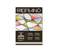 FABRIANO Unica Blocco 1 Lato Incollato, Carta, Bianco, 29,7 x 42 cm