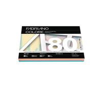 FabrianoColore - A3 - 80 gr - mix 5 colori tenui - Fabriano - conf. 250 fogli
