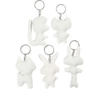 Fabric Animals, H: 6-10 cm, 5asstd