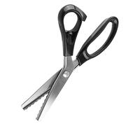 Fabric Decorative Triangle Edge Pinking Shears Clippers 3 5 7mm Professional Stainless Steel Blades Dressmaking Scissors for Fabrics Linings Leather Craft Use (7mm)