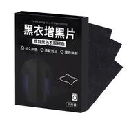 Fabric Dye Tablet - Black Color Solution, Textile Coloring Agent, Concentrated Pigment Tablet, Washing Machine Compatible Feature, Home Laundry Dye Product for Denim Linen Materials,