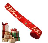 Fabric Edge Trim - Two Meter Reusable Fabric Ribbon, Festive Holiday Wrapping Accessory, Home Decor Ornament Indoor Outdoor, Easy Shaping Crafting Component, Celebration Material