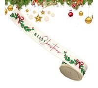 Fabric Edge Trim - Two Meter Reusable Fabric Ribbon, Festive Holiday Wrapping Accessory, Home Decor Ornament Indoor Outdoor, Easy Shaping Crafting Component, Celebration Material