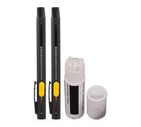 Fabric Markers for Sewing, Water Soluble Ink Pens, 2-Piece Marking Pencil Set, Replaceable Refill Design, Precise and Smooth, for Embroidery Tailors Artists Beginners Use,5.24x0.39x0.79 Inches