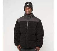 Urban Classics Tb7940-fabric Mix Teddy Puffer Jacket Giacca Buffer, Nero, M Uomo