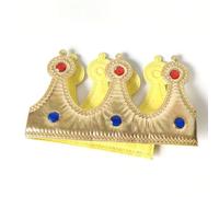 Fabric Prince Crown Hat, 54cm Lunghezza | Accessorio creativo per feste, finitura lucida, adatto per carnevali, uso versatile