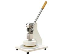 Fabric Sampling Knife, Circle Sampler Cutter, with 100cm² Standard Circular Blade, for Grammage Sampling of Various Materials Including Fabric, PVC, Paper, etc(White)