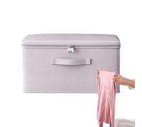 Fabric Storage Box, Washable Soft-Sided Bin for Wardrobe and Nursery, High-Density Fabric with Reinforced Handles, Multi-Purpose Home Chest for Toys and Linens, Aesthetic Clutter-Solution for Dorms