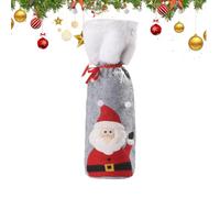 Fabric Wine Bottle Bags, Stylish Holiday Wine Gift Bags With Beautiful Christmas Patterns, Ideal For Christmas, Birthdays, And Special Family Gatherings Fabric Christmas Wine Bags