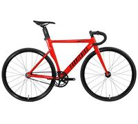 FabricBike Aero Bicicletta da Uomo, Rosso Lucido e Nero, Medio