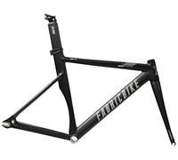 FabricBike Aero Fixie, Fixed Gear, Single Speed, telaio in alluminio e forcella in carbonio, 5 colori, 3 misure, 2,145 g (taglia M) (Matte Black & Graphite, M-54 cm)